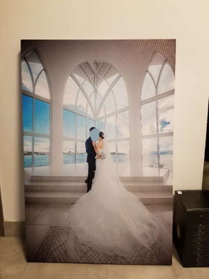 《結婚油畫體驗分享》超大size高質油畫：畫質好靚呀!